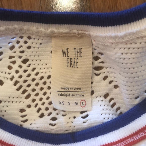 We the free (free people) tennis style shirt - Picture 4 of 6